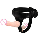 Lesbian Strapon Harness Double Dildo Soft Silicone Strap on Cock Realistic Penis Adult Sex Toys for Woman Sex Products Shop