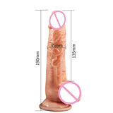 2019New Automatic Telescopic Heating Dildo Vibrator G-spot Massage Huge Realistic Penis Vibrator Sex Toys For Women Sex Products