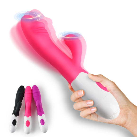 sex toys for woman Vibrator G Spot Dildo Dual Vibration Female Vagina Clitoris Silicone Waterproof  adult sex toys 30 Speed
