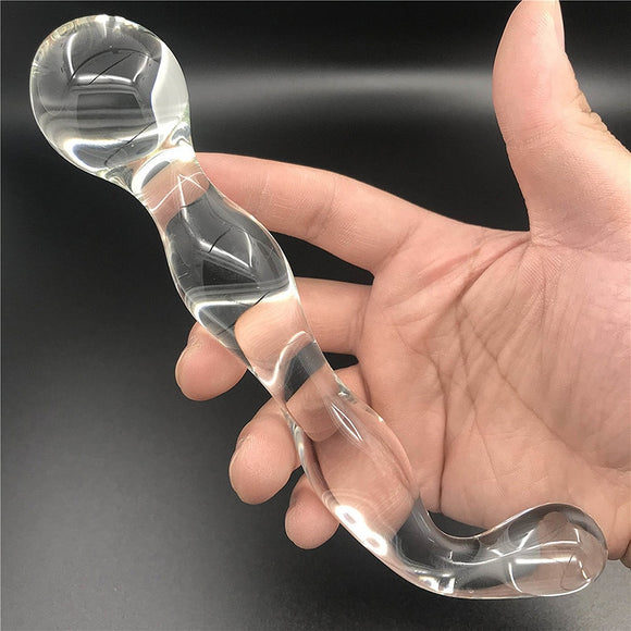 Anal Toys Crystal Glass Butt Plug Sex Toys for Women Men Dildo Masturbate G Spot Anal Plug Vagina Massager Adult Sex Products