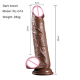ManNuo Big Dick Strap on Realistic Dildos for Women Sex Toys Huge Dildo Penis with Suction Cup Gay Lesbian Adult Sex Products