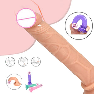Dildos Jelly Suction Cup Female Masturbation Dildo Realistic Penis G-spot Big Anal Plug Sex Toys For Women Men Gags&muzzles