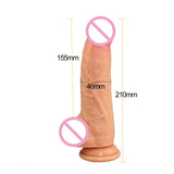 silicone skin feeling long anal dildo penis phallus realistic big female masturbator suction cup dick adult sex toys for woman
