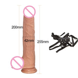 silicone skin feeling long anal dildo penis phallus realistic big female masturbator suction cup dick adult sex toys for woman