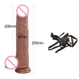 silicone skin feeling long anal dildo penis phallus realistic big female masturbator suction cup dick adult sex toys for woman