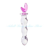 Crystal Glass Dildo Penis Effortless Insertion Clitoris Stimulation Adult Sex Toys Anal Plug Butt Plug for Women and Men