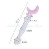 Crystal Glass Dildo Penis Effortless Insertion Clitoris Stimulation Adult Sex Toys Anal Plug Butt Plug for Women and Men