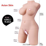 Real Sex Dolls Toys for Men Husband Adults 18+ Gay Supplies Half Body Masturbator Male Torso TPE Realistic Vagina Ass Big Boobs